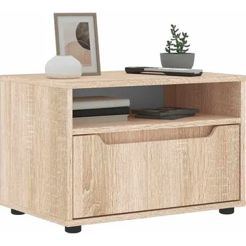 Televizní stolek vidaXL TV skříňka VISNES 60x40x38 cm kompozitní dřevo [4108290] Barva: dub sonoma