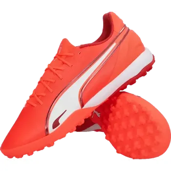 Kopačky Dětské kopačky turfy Puma King Match TT červené