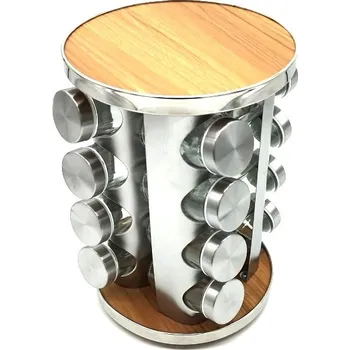 Koření JAHU Stojan na koření 16dílný-kulatý