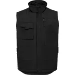 Result Pánská pracovní vesta Duty Workwear Gilet Barva: Černá, Velikost: 3XL