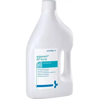 Dezinfekce schülke gigasept AF forte 2 l (Bezaldehydový přípravek pro čištění a dezinfekci pevných a flexibilních endoskopů i chirurgických nástrojů.)