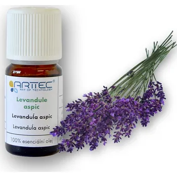 Vonný olej ARTTEC přírodní vonný olej Levandule aspic 10 ml NAT00022