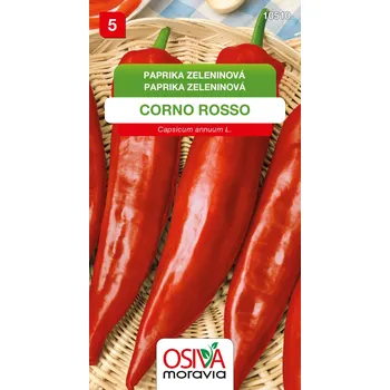 Semeno Osiva Moravia Paprika zeleninová sladká Corno Rosso 0,5 g