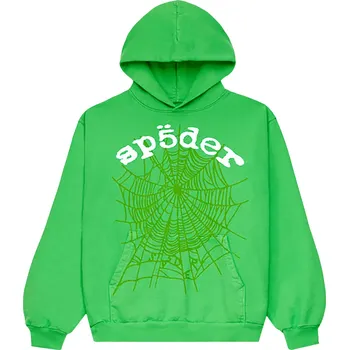Pánská mikina Sp5der Legacy Hoodie Green Velikost: XL
