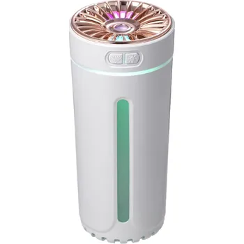 Aroma difuzér SvětAroma Ultrazvukový LED difuzér do auta 300 ml bílá