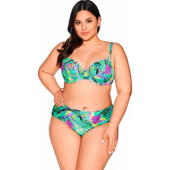 Dámské plavky Měkká plavková podprsenka Ava SK 211 Vibrant Green zářivě zelená 80D