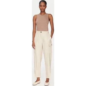 Pánské kalhoty Marella Kalhoty z materiálu Aia 2515131071 Béžová Loose Fit 50