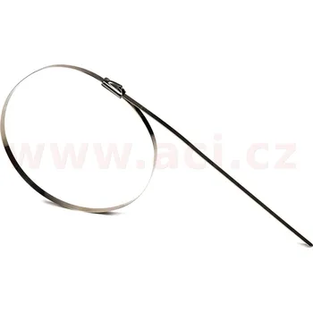 Stahovací páska stahovací páska nerezová 4,6x100 mm (sada 100 ks)