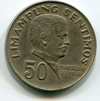 Sběratelství FILIPÍNY. 50 sentimo 1972.