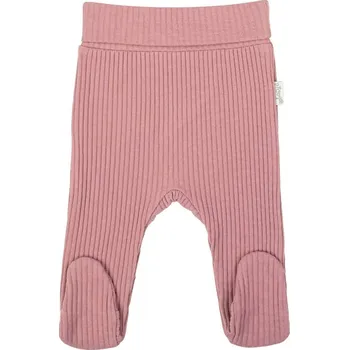 Dupačky Kojenecké bavlněné polodupačky Nicol Emily fialovo růžové