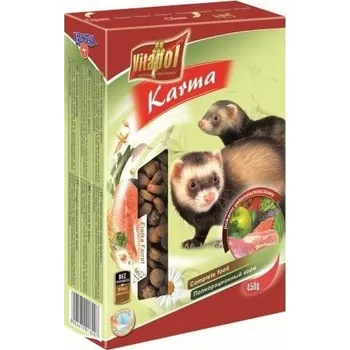 Krmivo pro hlodavce VITAPOL Kompletní krmivo pro fretky 450g