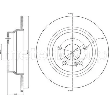 Brzdový kotouč Brzdový kotouč CIFAM (800-624C)
