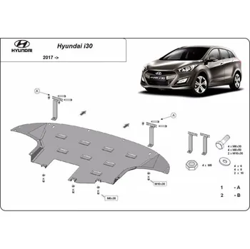 Kryt motoru Kryt pod motor KIA XCEED Van (CD) - Plech - 8595698043429