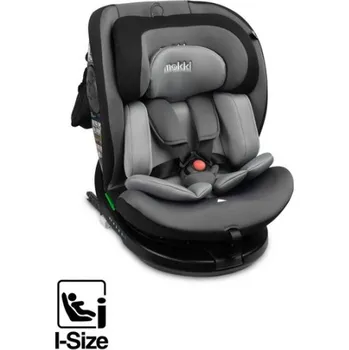 Autosedačka Autosedačka I-SIZE Mokki s isofixem (40-150), šedá