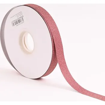 Stuha Stula s glitrem, 15 m, červená