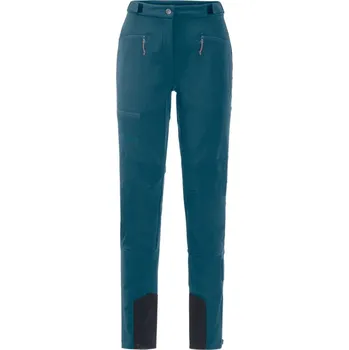 Dámské kalhoty Tmavě modré dámské trekingové softshellové kalhoty Jack Wolfskin Salmaster Pants W 1507681-4133 Velikost: 40