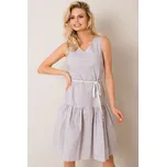 Lakerta Dámské letní šaty šedo-bílé Velikost: 36