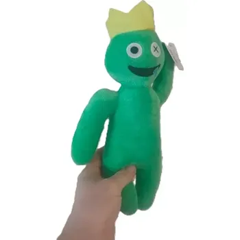plyšák Plyšová hračka Rainbow Roblox Friends - zelený s korunkou