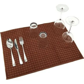 Odkapávač na nádobí JAHU Odkapávač na nádobí z mikrovlákna-Hnědá(37x50)