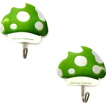 Věšák JAHU Dětské háčky 2ks-Muchomůrka zelená