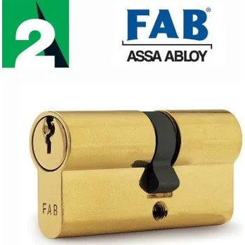 Vložka do dveří Cylindrická vložka FAB 100RSD 29+29 3 klíče (60mm/30+30)