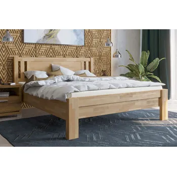 Postel Celomasivní postel z buku Sion H2, BK1, 180x200 cm