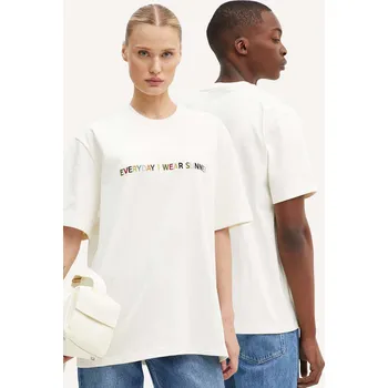 Dámské tričko Bavlněné tričko Sunnei, XS, béžová, 01M