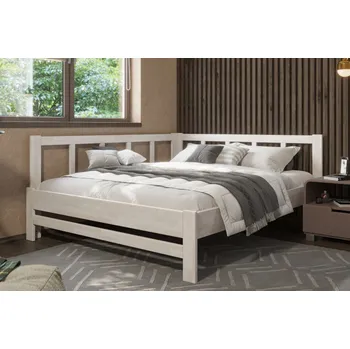 Postel ProSpánek Bety 180 x 200 cm, levý roh, buk BO102