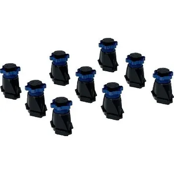 Sprchová vanička Geberit Příslušenství - Souprava nožiček 9 ks, výška 9-21 cm, pro délku vaničky až 1400 mm 554.953.00.1