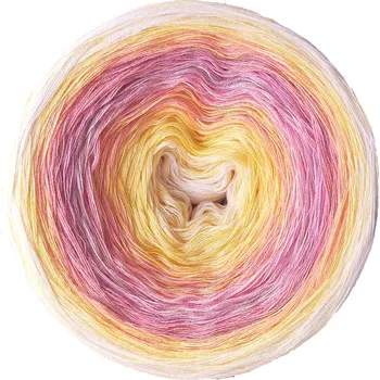 Příze Duhové klubko Vánoční 5 Délka návinu/Hmotnost: 1125 m/225 g