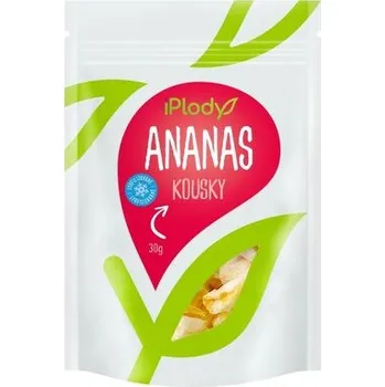 Sušené ovoce iPlody Ananas lyofilizovaný, kousky 30 g