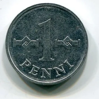 FINSKO. 1 penni 1970. KM-44a