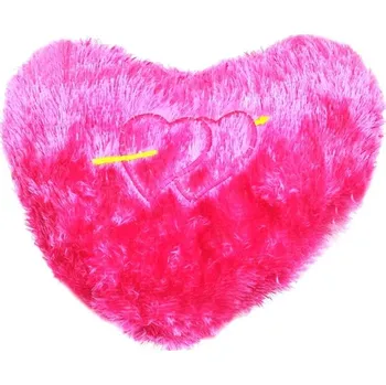 Dekorativní polštářek JAHU Polštářek s výplní - SRDCE Tmavá růžová