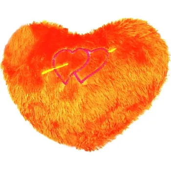 Dekorativní polštářek JAHU Polštářek s výplní - SRDCE oranžová