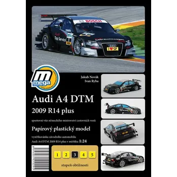 Papírový model Vystřihovánka - Audi A4 DTM