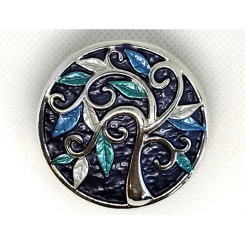 Brož Magnetická brož - Strom života velký - modrý