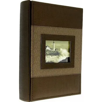 Fotoalbum Fotoalbum 10x15/300 2-up Gedeon FASHION 2 tmavě hnědý 23236