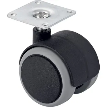 Nábytkové kování Walteco Kolečko nábytkové s destičkou, pr. 50mm