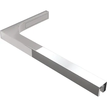 CERANO - Sprchová vzpěra Onyx L - levá - 29x15 cm - chrom