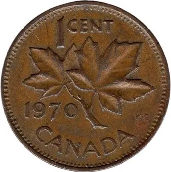 KANADA. 1 cent 1970. KM-59.1