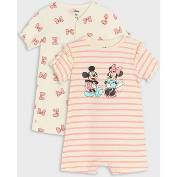 Dupačky Sinsay - Sada 2 overalů Mickey Mouse - krémová - 422DG-01X - 422DG-01X-80