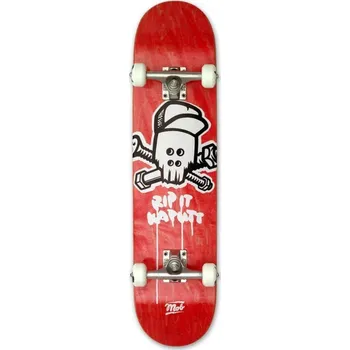 Skateboard mob Skateboard skull complete red