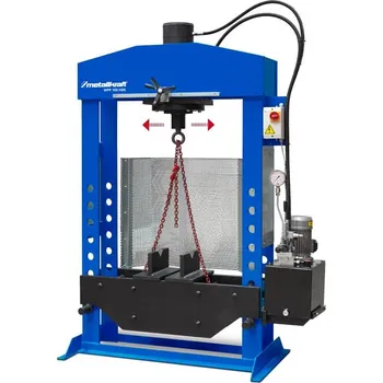 Dílenský lis metallkraft Elektrický hydraulický lis WPP 100 HBK D - profi + čiré ochranné brýle ZDARMA