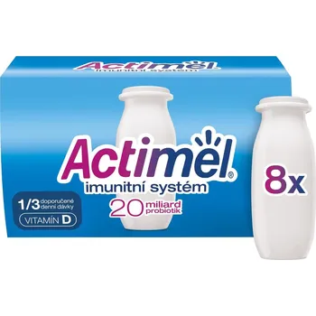 Mléko Actimel Probiotický jogurtový nápoj bílý slazený 8x 100 g