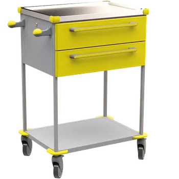 ASSIST 192 vozík zdravotnický, plast ABS, žlutá