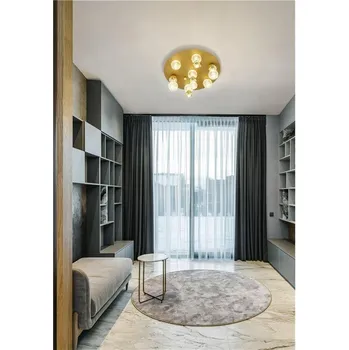 NOVALUCE Stropní svítidlo BRILLE zlatý hliník a sklo LED 32W 230V 3200K IP20 stmívatelné - NOVA LUCE