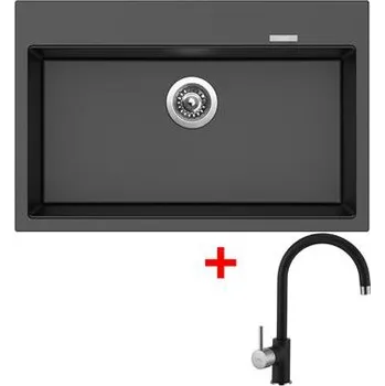 Granitový dřez Sinks MAXIMO 780 Metalblack + Vitalia GR