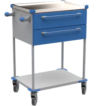 ASSIST 192 vozík zdravotnický, plast ABS, modrá