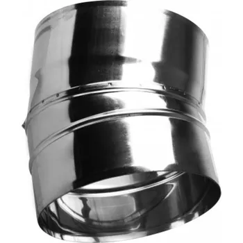 Kouřovod PRODMAX 400 Koleno 15° pevné /0,6mm nerez