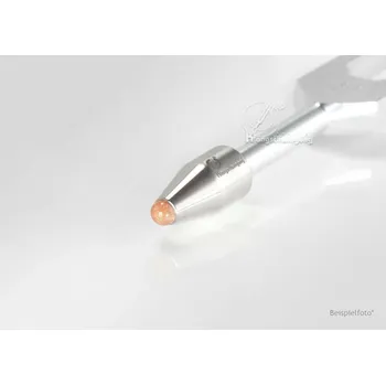 Klangschwingung, Německo Sluneční kámen - 6mm - akupunkturní koncovka Průměr patky ladičky: 6.4mm - ocelové ladičky